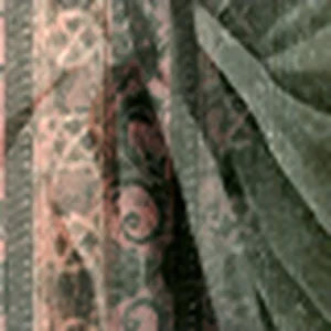 Summer casual women's plus size two-piece set of dark green ethnic style floral print twisted top+solid color wide leg pants set - Image 4