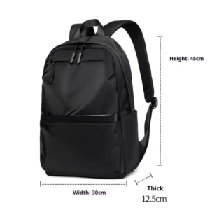 Men's casual business backpack, large capacity computer bag, waterproof fabric, suitable for daily commuting, school, travel - Image 8