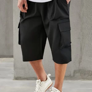 Men's Casual Cargo Shorts Lightweight Durable Multi-Pocket Outdoor Work Hiking Travel Shorts Comfortable Fit - Image 3