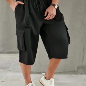 Men's Casual Cargo Shorts Lightweight Durable Multi-Pocket Outdoor Work Hiking Travel Shorts Comfortable Fit - Image 4