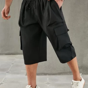 Men's Casual Cargo Shorts Lightweight Durable Multi-Pocket Outdoor Work Hiking Travel Shorts Comfortable Fit - Image 5