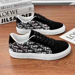 Men's canvas casual shoes spring summer breathable lightweight soft-sole anti-slip outdoor walking shoe fashion Joker board shoe - Image 2