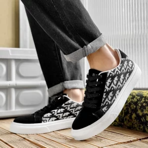 Men's canvas casual shoes spring summer breathable lightweight soft-sole anti-slip outdoor walking shoe fashion Joker board shoe - Image 4