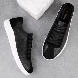 New Men's Sneakers Comfy Casual Genuine Leather Shoes Leisure Walk Tenis Masculino Outdoor Men Skateboard Footwear Walking Shoes - Image 2