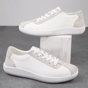 New Men's Sneakers Comfy Casual Genuine Leather Shoes Leisure Walk Tenis Masculino Outdoor Men Skateboard Footwear Walking Shoes - Image 4