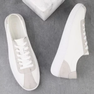 New Men's Sneakers Comfy Casual Genuine Leather Shoes Leisure Walk Tenis Masculino Outdoor Men Skateboard Footwear Walking Shoes - Image 5