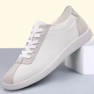 New Men's Sneakers Comfy Casual Genuine Leather Shoes Leisure Walk Tenis Masculino Outdoor Men Skateboard Footwear Walking Shoes - Image 6