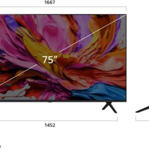 LG 75-inch QNED91A6A Smart TV, 4K, 144Hz Refresh Rate, WebOS, 2025 Model, Magic Remote, Black (184x16.4x110.1 cm) - Image 4