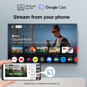 TCL 65P7K-UK 65" QLED 4K Ultra HD HDR Google TV (Google Assistant, Freeview Play, Dolby Atmos, Dolby Vision, HDR10+, 120Hz Game Accelerator, Motion Clarity，2025 New Model) - Image 7