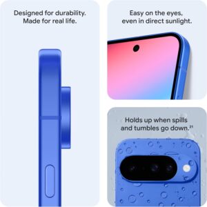 Google Pixel 10 - Unlocked Android Smartphone - Gemini AI Assistant - Advanced Triple Rear Camera, Fast-Charging 24+ Hour Battery, and 6.3" Actua Display - Obsidian - 128 GB (2025 Model) - Image 2