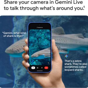 Google Pixel 10 - Unlocked Android Smartphone - Gemini AI Assistant - Advanced Triple Rear Camera, Fast-Charging 24+ Hour Battery, and 6.3" Actua Display - Obsidian - 128 GB (2025 Model) - Image 3
