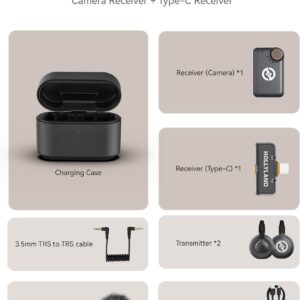 Hollyland LARK M2S wireless microphone (Mini Combo) - Image 8