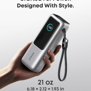 Anker Power Bank, 25,000mAh 165W Ultra-Fast Portable Charger for Dual Laptops, Fast Charging Battery Pack with Built-In and Retractable Cables, For iPhone 17/16 Series, Samsung, and More - Image 6