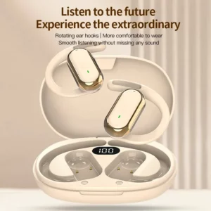 Bluetooth 5.4 Earphones IPX7 Waterproof 20Hrs Wireless Headphones with ENC Noise Cancelling Mic Deep Bass For Sports Workout Gym - Image 4
