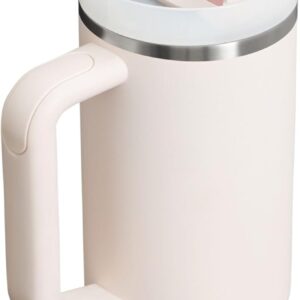 STANLEY Quencher H2.0 Tumbler with Handle and Straw 30 oz | Flowstate 3-Position Lid | Cup Holder Compatible for Travel | Insulated Stainless Steel Cup | BPA-Free | Rose Quartz 2.0 - Image 3