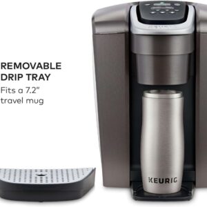 Keurig K-Elite Single Serve K-Cup Pod Coffee Maker, with Strength and Temperature Control, Iced Coffee Capability, 8 to 12oz Brew Size, Programmable, Brushed Slate - Image 3