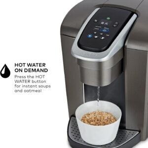 Keurig K-Elite Single Serve K-Cup Pod Coffee Maker, with Strength and Temperature Control, Iced Coffee Capability, 8 to 12oz Brew Size, Programmable, Brushed Slate - Image 6