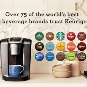 Keurig K-Elite Single Serve K-Cup Pod Coffee Maker, with Strength and Temperature Control, Iced Coffee Capability, 8 to 12oz Brew Size, Programmable, Brushed Slate - Image 8