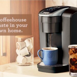 Keurig K-Elite Single Serve K-Cup Pod Coffee Maker, with Strength and Temperature Control, Iced Coffee Capability, 8 to 12oz Brew Size, Programmable, Brushed Slate - Image 9