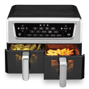 Cuisinart Dual Basket Air Fryer, Two Baskets 11 Qt in Total, 6 Functions: Air Fry, Roast, Bake, Broil, Dehydrate & Keep Warm, Features Sync Finish & Sync Settings, Toss Reminder & Auto-Pause, ADZ-112 - Image 9