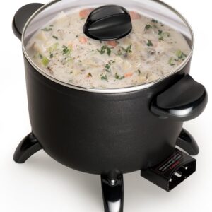 Presto 06006 Kitchen Kettle Multi-Cooker, Steamer, Deep Fryer, Black - Image 5