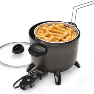 Presto 06006 Kitchen Kettle Multi-Cooker, Steamer, Deep Fryer, Black - Image 9