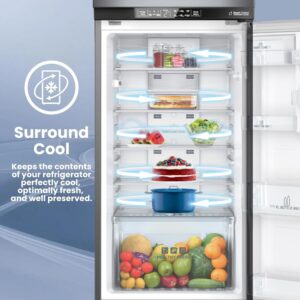 IFB Double Door Refrigerator, 364L Gross, Frost Free, 7 Smart Cooling Modes, Active Deodorizer, Brush Grey, IFBFF-2901FBS-EUA - Image 11