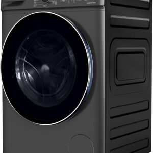 Hoover 7kg Front Load Washing Machine – Grey | Inverter Motor, 1200RPM Spin Speed, 15 Wash Programs, Steam Wash, Knob & Touch Control, 1YrWarranty +10Yr Motor Warranty – HWM-M712-G(Amazon Exclusive) - Image 2