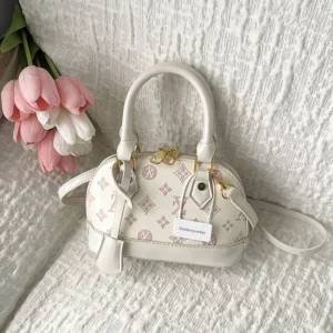 Classic style small handbag - Women's shell bag, simple and fashionable, versatile and stylish, embossed design, single shoulder - Image 3