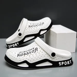 Men's Sandals, Comfortable, Lightweight, Non-Slip, Breathable Indoor and Outdoor Eva Slippers, Outdoor Garden Shoes, Beach Shoes - Image 2