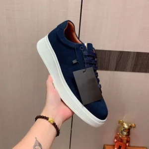 Classic Business Men Leather Casual Shoes Flats Skateboard Shoes Print Lace-up Comfortable Man Non Slip Sneakers Zapatos Hombre - Image 3