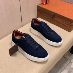 Classic Business Men Leather Casual Shoes Flats Skateboard Shoes Print Lace-up Comfortable Man Non Slip Sneakers Zapatos Hombre - Image 5