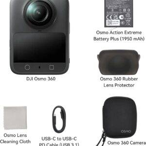 DJI Osmo 360 Standard Combo - Waterproof 8K 360° Action Camera with 1-Inch Sensor, 128GB Built-in Storage, 100-Min 8K Recording, 4K/120fps & 170° Wide-Angle Video, Invisible Selfie Stick Effect - Image 9