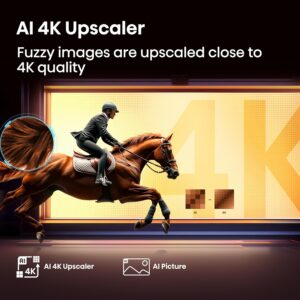 Hisense 65 inch QLED Smart TV E7Q-Quantum Dot Colour, AI Picture, Dolby Vision, Dolby Atmos, Share to TV, Voice Control, Filmmaker Mode, Youtube, Netflix, Disney+ 65E7Q (2025 UAE Version) - Image 7