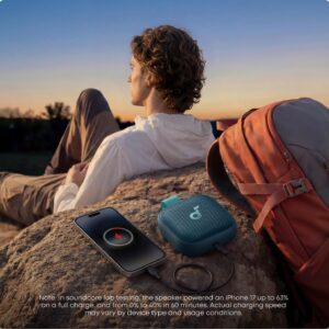 soundcore Boom Go 3i Portable Bluetooth Speaker by Anker, 24H Playtime, 15W Punchy Sound, Emergency Power Bank, Powerful BassUp 2.0, Bluetooth 6.0, IP68 Waterproof for Hiking/Cycling/Camping (Blue) - Image 7