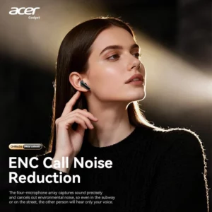 Acer Ohr636 Wireless Bluetooth Earphones In-Ear Type Acn Call Noise Reduction Wireless 5.4 Low Power Consumption Stunning Stereo - Image 5