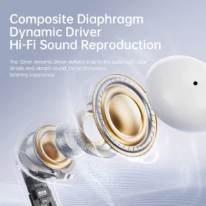 MINI550-Wireless headphones, high-fidelity stereo headphones,with noise cancellation feature and LED display,mini headphones - Image 5