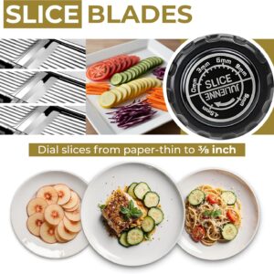 Gramercy Adjustable Mandoline Food Slicer, Mandoline Slicer for Kitchen, Mandolin, Potato, Tomato, Carrot, Vegetable, Fruit and Onion Cutter - Stainless Steel - INCLUDING 1 Pair Cut-Resistant Gloves - Image 3