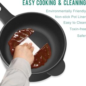 Dezin Hot Pot Electric, 2L Non-Stick Sauté Pan, Rapid Noodles Cooker, Mini Portable Pot for Steak, Egg, Fried Rice, Ramen, Oatmeal, Soup with Power Adjustment & Spatula, College Dorm Room Essential - Image 8