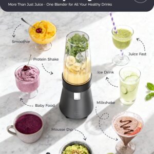 iCucina Smoothie Blender, Personal Blender for Shakes and Smoothies, 700W Pulse Technology Single Serve Blenders with 2 x 28oz Protable Cups for Ice Crush, Frozen Fruit Drinks - Image 8
