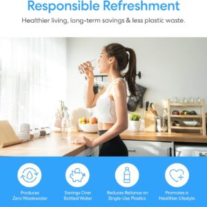 Brio Bottom Loading Water Cooler Dispenser for 5 Gallon Bottles - 3 Temperatures with Hot, Room & Cold Spouts, Child Safety Lock, LED Display with Empty Bottle Alert, Stainless Steel - Image 9
