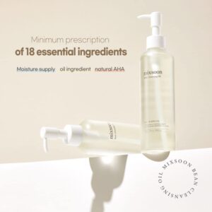 mixsoon Bean Cleansing Oil - Lightweight Oil Deep Cleansing and Makeup Blackhead Remover, Fermented Bean, Hydrating and Balancing for Smooth Skin 195ml / 6.59 fl.oz. Korean Glass Skin Care - Image 2