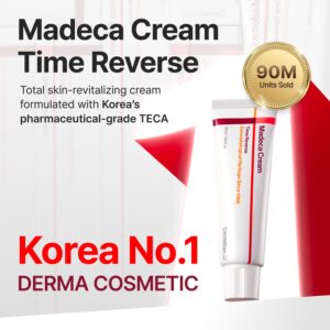 CENTELLIAN 24 Madeca Cream Time Reverse (1.69 fl oz) - TECA Centella Asiatica Glow Face Cream Moisturizer, Hydrating, Firming, Smoother Even-Looking Skin, Helps Improve Skin Elasticity,Korean Skincare - Image 2