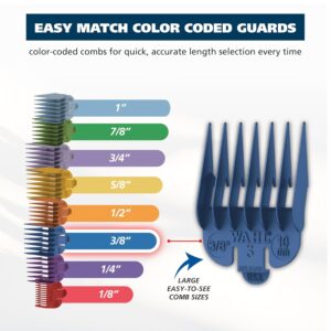 Wahl Color Pro Cordless Rechargeable Hair Clipper & Trimmer – Easy Color-Coded Guide Combs - for Men, Women, & Children – Model 9649P - Image 3
