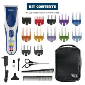 Wahl Color Pro Cordless Rechargeable Hair Clipper & Trimmer – Easy Color-Coded Guide Combs - for Men, Women, & Children – Model 9649P - Image 7
