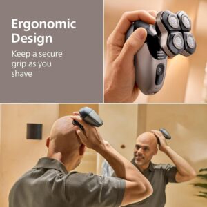 Philips Norelco Head Shaver Pro 7000 Series - Electric Shaver for Men and Women, 360° Flexing Head & ComfortCut Blades for Clean Shave, Gentle on Skin, Model HS7980/40 - Image 8