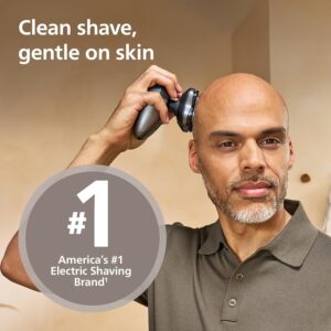 Philips Norelco Head Shaver Pro 7000 Series - Electric Shaver for Men and Women, 360° Flexing Head & ComfortCut Blades for Clean Shave, Gentle on Skin, Model HS7980/40 - Image 10