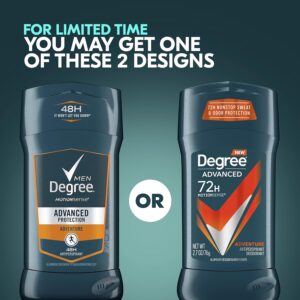Degree Men Antiperspirant Deodorant Adventure Antiperspirant For Men With MotionSense Technology 2.7 oz, Pack of 4 - Image 3