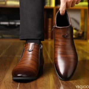 New spring Men Elegant minimalist comfortable Dress Shoes Men Formal Retro Fashionable versatile Pointed Toe Business Shoes - Image 3