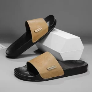 Men's Summer Open Toe Leather Flat Sole Slippers Soft Sole Non Slip Lightweight High Quality Home Slipper Outdoor Casual Slipper - Image 2